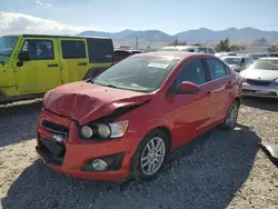 Salvage cars for sale at Magna, UT auction: 2012 Chevrolet Sonic LT