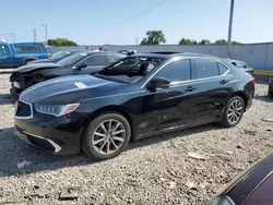 Salvage cars for sale at Franklin, WI auction: 2018 Acura TLX Tech