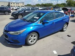 Chevrolet salvage cars for sale: 2016 Chevrolet Cruze LT