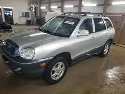 Salvage cars for sale at Pekin, IL auction: 2003 Hyundai Santa FE GLS