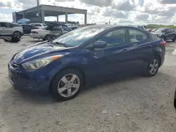 Salvage cars for sale at West Palm Beach, FL auction: 2011 Hyundai Elantra GLS