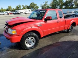 Salvage cars for sale at Bridgeton, MO auction: 2010 Ford Ranger Super Cab