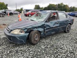 Salvage cars for sale at Mebane, NC auction: 1997 Honda Civic DX