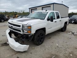 Salvage cars for sale at Duryea, PA auction: 2015 Chevrolet Silverado K1500 LT