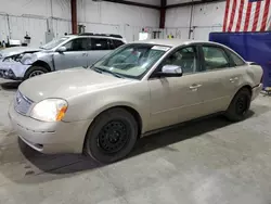 Salvage cars for sale from Copart Billings, MT: 2006 Ford Five Hundred Limited