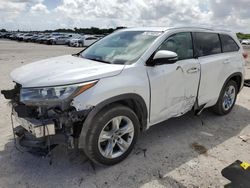 2018 Toyota Highlander Limited en venta en West Palm Beach, FL