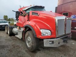 Salvage trucks for sale at Portland, MI auction: 2024 Kenworth Construction T880