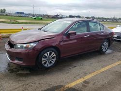 Honda salvage cars for sale: 2015 Honda Accord LX