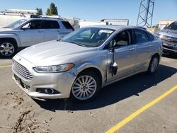 Salvage cars for sale at Hayward, CA auction: 2014 Ford Fusion SE Hybrid