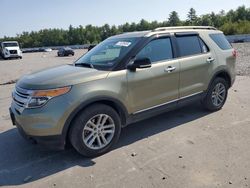 Salvage cars for sale at Windham, ME auction: 2013 Ford Explorer XLT