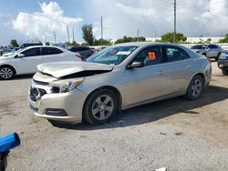 Chevrolet salvage cars for sale: 2015 Chevrolet Malibu LS