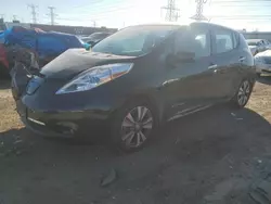 Salvage cars for sale at Elgin, IL auction: 2015 Nissan Leaf S