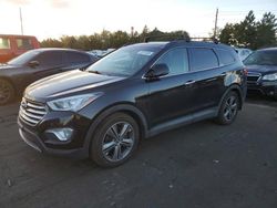 Salvage cars for sale at Denver, CO auction: 2015 Hyundai Santa FE GLS