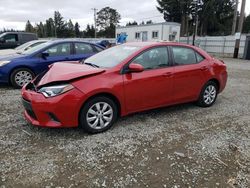 Salvage Cars with No Bids Yet For Sale at auction: 2016 Toyota Corolla L