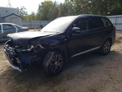 Salvage cars for sale at Lyman, ME auction: 2017 Mitsubishi Outlander GT