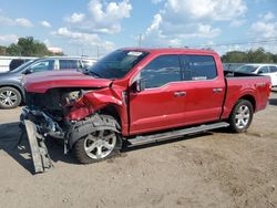 Ford salvage cars for sale: 2021 Ford F150 Supercrew