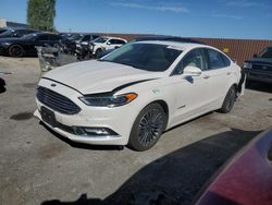 Ford salvage cars for sale: 2017 Ford Fusion Titanium HEV