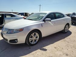 Salvage cars for sale at Andrews, TX auction: 2011 Lincoln MKS