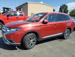 Mitsubishi Outlander salvage cars for sale: 2018 Mitsubishi Outlander GT