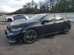 Salvage cars for sale at Brookhaven, NY auction: 2021 Honda Civic EX