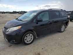 Salvage cars for sale at Arcadia, FL auction: 2012 Toyota Sienna XLE