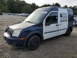 Salvage trucks for sale at Mendon, MA auction: 2012 Ford Transit Connect XLT