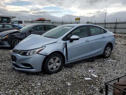 Chevrolet salvage cars for sale: 2018 Chevrolet Cruze LS