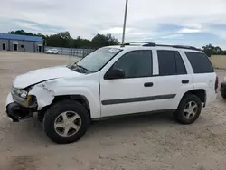 Chevrolet Trailblazer ls salvage cars for sale: 2005 Chevrolet Trailblazer LS