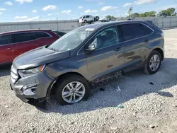 Salvage cars for sale at Kansas City, KS auction: 2015 Ford Edge SEL