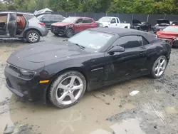 Chevrolet salvage cars for sale: 2015 Chevrolet Camaro LT