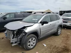 Salvage cars for sale at Brighton, CO auction: 2021 Toyota Rav4 LE