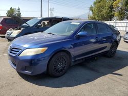 Salvage cars for sale at Rancho Cucamonga, CA auction: 2011 Toyota Camry Base