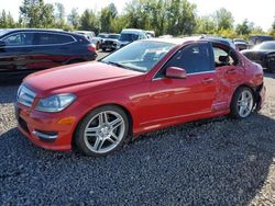 Vehiculos salvage en venta de Copart Portland, OR: 2013 Mercedes-Benz C 300 4matic