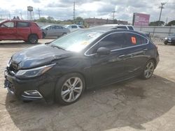 Carros salvage sin ofertas aún a la venta en subasta: 2017 Chevrolet Cruze Premier