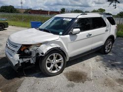 Salvage cars for sale at Orlando, FL auction: 2013 Ford Explorer Limited