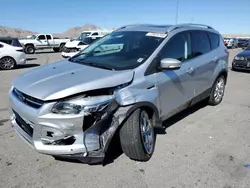 Salvage cars for sale at North Las Vegas, NV auction: 2014 Ford Escape Titanium