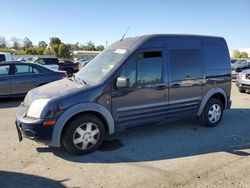 Salvage trucks for sale at Martinez, CA auction: 2013 Ford Transit Connect XLT