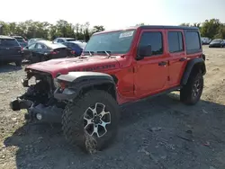 Jeep Wrangler Unlimited Rubicon salvage cars for sale: 2020 Jeep Wrangler Unlimited Rubicon