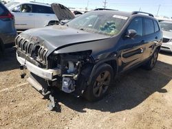 Jeep salvage cars for sale: 2017 Jeep Cherokee Latitude