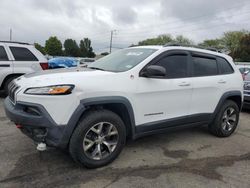 Salvage cars for sale at Moraine, OH auction: 2014 Jeep Cherokee Trailhawk