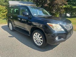 Salvage cars for sale at North Billerica, MA auction: 2008 Lexus LX 570