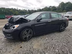 Salvage cars for sale at Ellenwood, GA auction: 2017 Honda Accord Sport