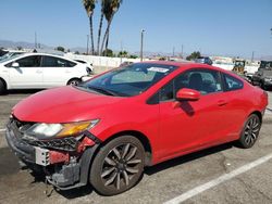 Salvage cars for sale at Van Nuys, CA auction: 2014 Honda Civic EXL