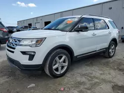 Salvage cars for sale from Copart Jacksonville, FL: 2019 Ford Explorer XLT