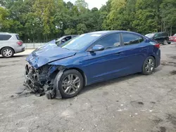 Salvage cars for sale at Austell, GA auction: 2017 Hyundai Elantra SE