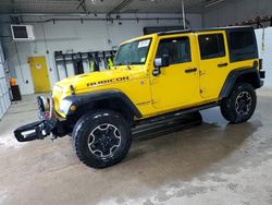 Jeep salvage cars for sale: 2015 Jeep Wrangler Unlimited Rubicon