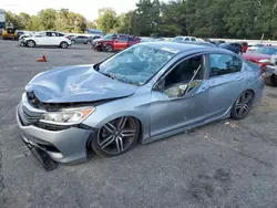 Honda salvage cars for sale: 2017 Honda Accord Sport