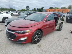 Chevrolet salvage cars for sale: 2021 Chevrolet Malibu RS