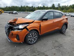 Salvage cars for sale at Windham, ME auction: 2021 Nissan Kicks SV