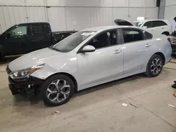 Salvage cars for sale at Franklin, WI auction: 2019 KIA Forte FE